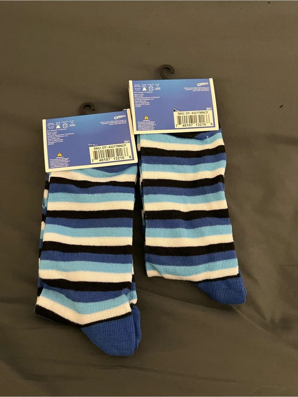 Oreo Cookies Graphic 2 pairs of Socks New